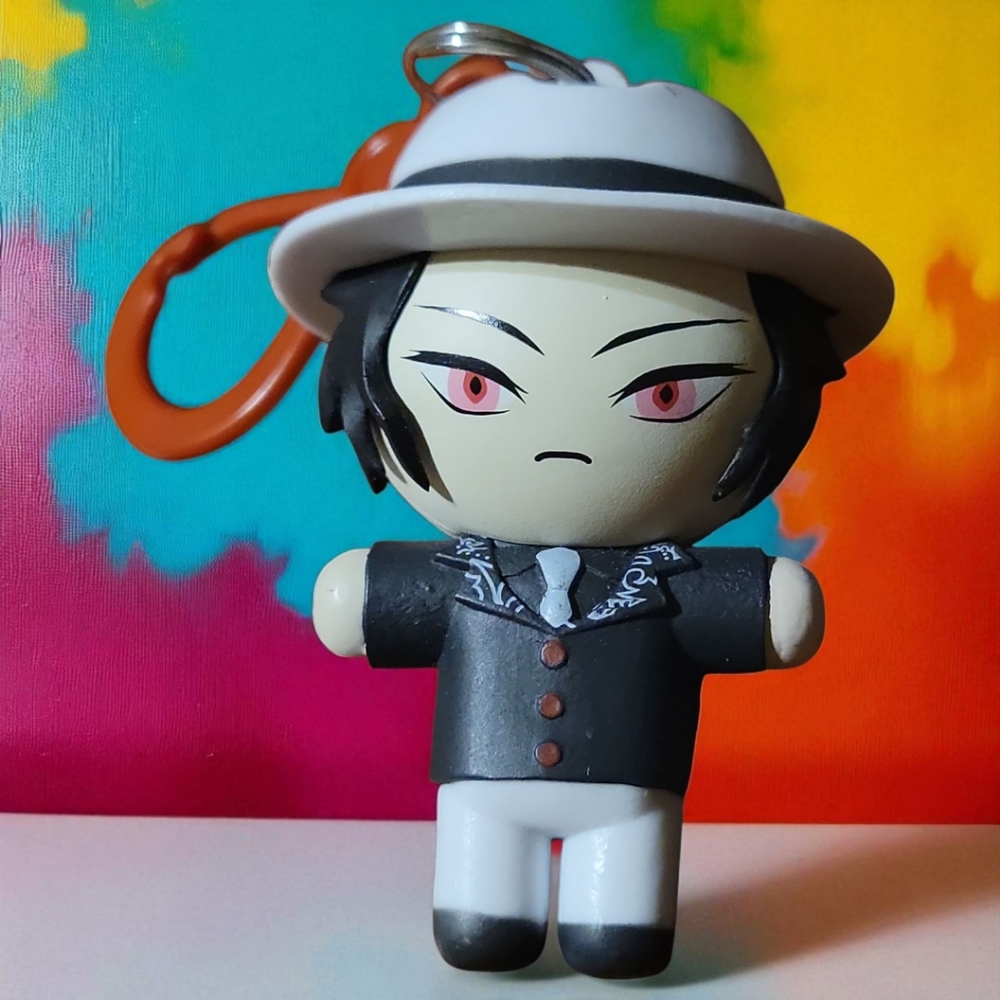 Demon Slayer: Kimetsu no Yaiba Backpack Hanger Muzan Kibutsuji Keychain Purse